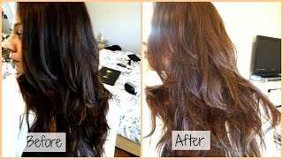 How I Dye My Hair From Black to Chocolate Ash Brown at Home [upl. by Anovahs]