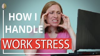 Work Stress THERAPIST Shows How I Deal With Work Stress [upl. by Photina]