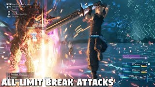 Final Fantasy 7 REMAKE  ALL Limit Breaks [upl. by Rakel425]