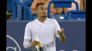 Nick Kyrgios has explosive meltdown in Cincinnati [upl. by Nibor463]