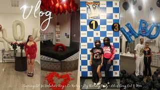 VLOG  Surprising GF for Valentine’s Day  Go Karting  Zay Birthday Party  Lots of Going Out ampMore [upl. by Alleynad]