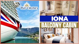 Iona Cruise Ship Balcony Cabin TOUR [upl. by Yanal]