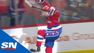 Evgeny Kuznetsov Walks In Opens Up Semyon Varlamov For OT Winner [upl. by Tega697]