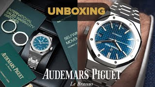 UNBOXING MY NEW Audemars Piguet Royal Oak Finally Arrived [upl. by Asiela]