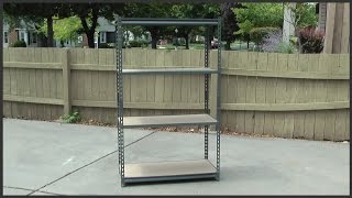 How To Assemble Metal Shelving [upl. by Annahgiel]