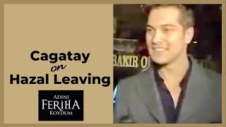 Cagatay Ulusoy ❖ Interview ❖ Adini Feriha Koydum ❖ Hazal Kaya leaving ❖ English [upl. by Niabi]