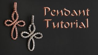 Celtic Wire Weave Cross Pendant Tutorial  And an Update [upl. by Aztiley]