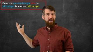 How to Prove Math Theorems  1st Ex Even  Odd  Odd [upl. by Itch]