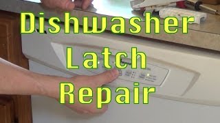 How to Repair a Dishwasher Door Latch [upl. by Amabel683]