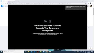 You Havent Allowed Facebook Access to Your Camera and Microphone CHROME FIXED [upl. by Nork952]