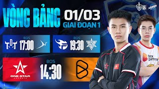 1S vs BOX  TDT vs BSS  FPT vs SPN  GĐ1  ABBEN ENERGY ĐTDV MÙA XUÂN 2025  0103 [upl. by Fabrienne]