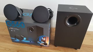 Logitech G560 Unboxing and Complete Setup  BEST PC GAMING SPEAKERS [upl. by Atla]