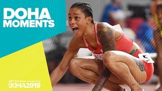 Salwa Eid Naser Storms to 400m Gold  World Athletics Championships 2019  Doha Moments [upl. by Nava]