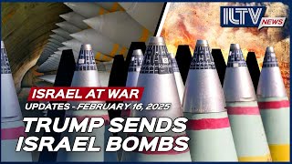 Israel Daily News – War Day 499  February 16 2025 [upl. by Ahtenek]