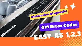 ✨ DISHWASHER DIAGNOSTIC TEST  EASY AS 123 ✨ [upl. by Juley]