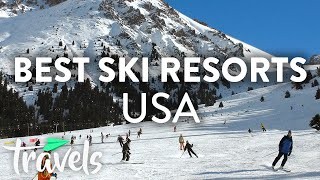 Top 10 Ski Resorts in the US  MojoTravels [upl. by Novello440]