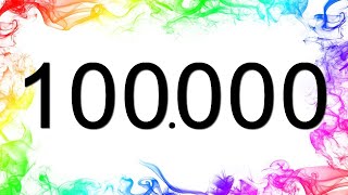 Numbers 1 to 100000  Números de 1 a 100000  1から100000までの数字  1 a 100 mil  Ito ABC [upl. by Gilli]