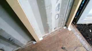 Shipping Container House UK Part 7Framing and insulating the container B [upl. by Hestia]