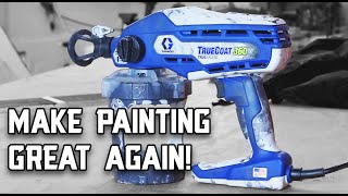 Low Cost Handheld Paint Sprayer  Graco Truecoat 360 DS Review [upl. by Culhert]