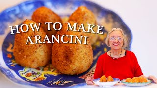 Sicilian Arancini using the ARANCINOTTO  Kitchen on the Cliff with Giovanna Bellia LaMarca [upl. by Ynogoham]