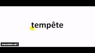 How to pronounce tempête [upl. by Doris]