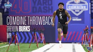 Treylon Burks  Combine Throwback [upl. by Annoda]