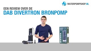 DAB Divertron Bronpomp  Onderwaterhydrofoor  Review [upl. by Hasila19]