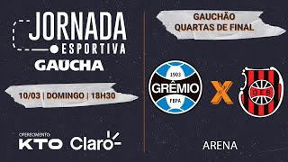 AO VIVO Grêmio x Brasil de Pelotas  Gauchão 2024  Jornada Digital 1003 [upl. by Festa]