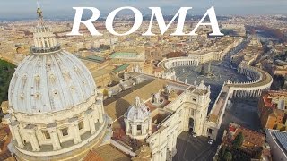 ROME from above  A 4K Drone aerial view [upl. by Zippora]