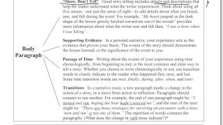 Writing a personal narrative essay [upl. by Kelwunn601]