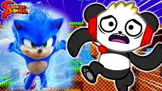 NEW SONIC THE HEDGEHOG Fastest Runner Challenge Lets Play with Combo Panda [upl. by Liatrice]