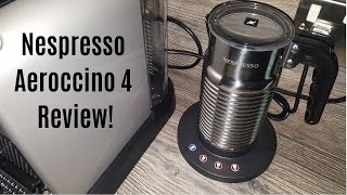 Nespresso Aeroccino 4 Milk Frother Review  Worth upgrading from the Aeroccino 3 [upl. by Clevey]