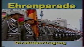 39 Jahre DDR East Germany NVA Parade 1988 [upl. by Iznyl985]