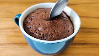 Chocolate Mug Cake in 1 Minute [upl. by Jea]