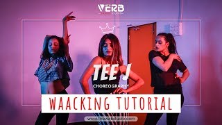 Waacking Dance Tutorial  Tee J Choreography  theverbstudiocom [upl. by Raff]