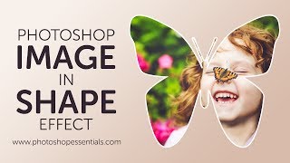 How to Fill a Shape with a Photo in Photoshop [upl. by Enilrahc]