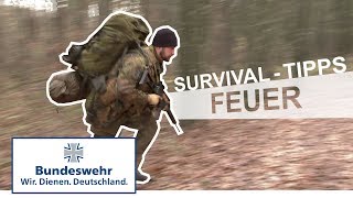 SurvivalTipps 3 Feuer machen  Bundeswehr [upl. by Marjie]