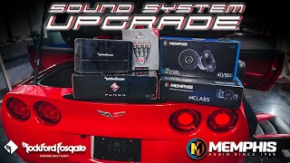 C6 Z06 Corvette Sound System Upgrade With Memphis Audio Speakers [upl. by Nohtiek]