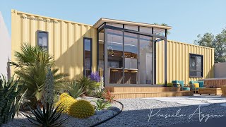 Shipping Container House  Tiny House  Two Bedrooms [upl. by Dej]