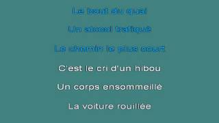 Les Eaux De Mars karaoke [upl. by Annasor]