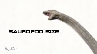 Sauropod Size [upl. by Kolnos]