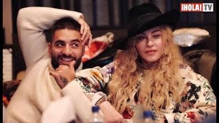 Madonna revela cómo conoció al cantante colombiano Maluma  ¡HOLA TV [upl. by Alboran]