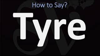 How to Pronounce Tyre BIBLE Lebanon [upl. by Mehsah]