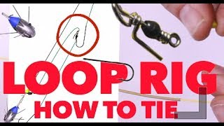 Sea Fishing rig guide How to tie the Loop rig [upl. by Eckart]