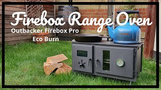 Outbacker® Firebox Pro Eco Burn Range Oven Stove  Unboxing [upl. by Nnyl418]