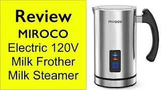 Review Miroco Milk Frother  How to make froth milk at home [upl. by Ema]