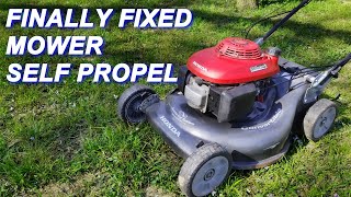 Honda Mower Self propel finally fixed [upl. by Nereids]