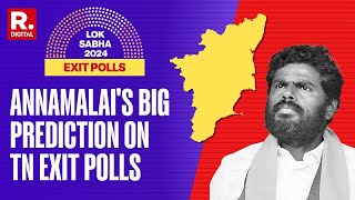 Annamalai On Tamil Nadu Exit Polls NDA Will Open Account Get Over 25 Votes Says BJP State Chief [upl. by Avilla]