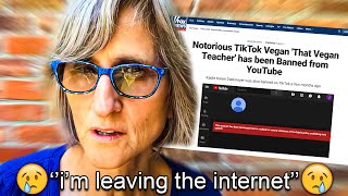 That Vegan Teacher GOT BANNED FROM YOUTUBE [upl. by Ettolrahs943]