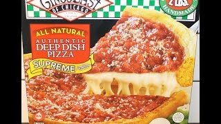 Gino’s East of Chicago Supreme Deep Dish Pizza Review [upl. by Fleeta]